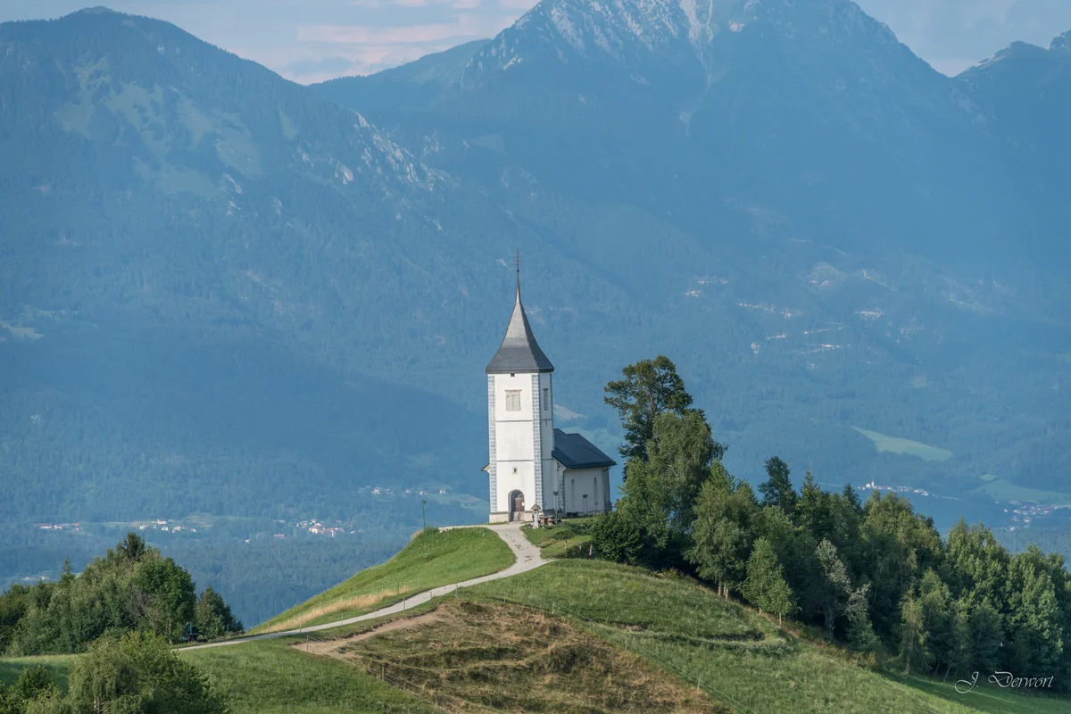 Church — Hilltop churches in the Slovenian landscape