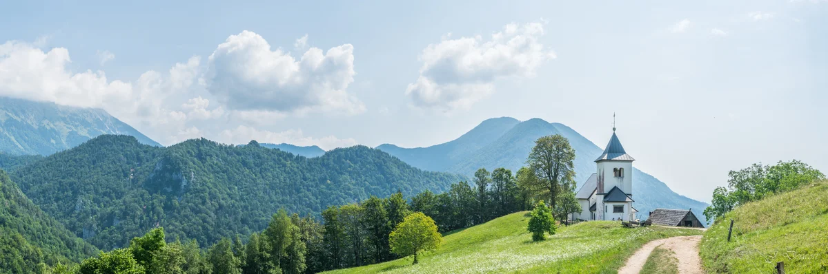 Church — Hilltop churches in the Slovenian landscape