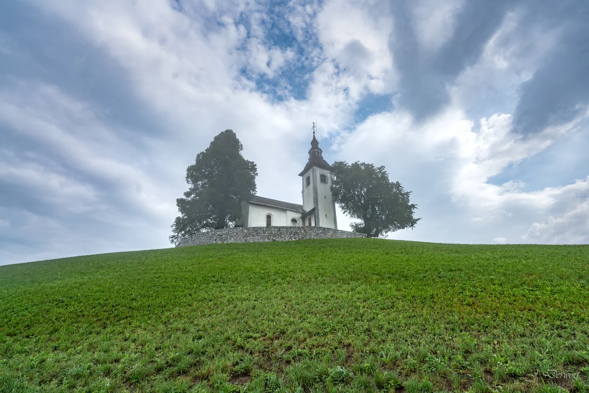 Church — Hilltop churches in the Slovenian landscape