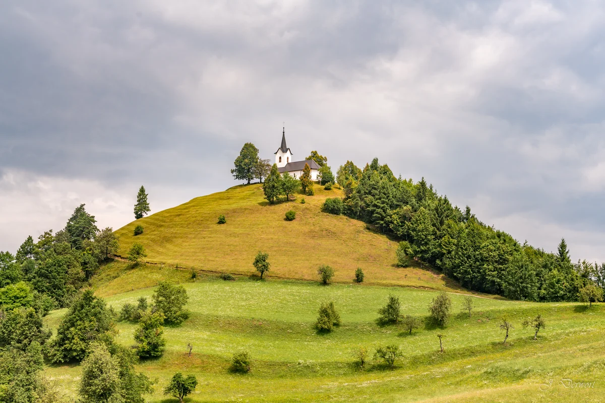 Church — Hilltop churches in the Slovenian landscape