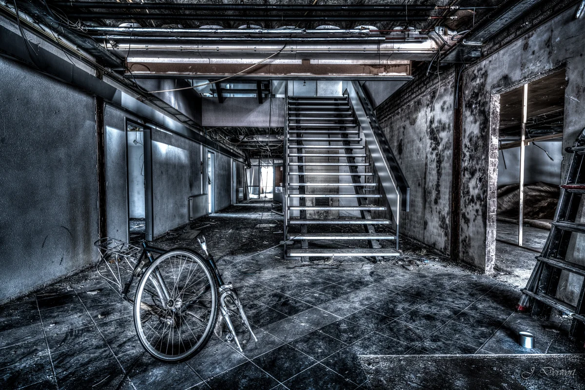 Cycling Down The Stairs — Zoetermeer