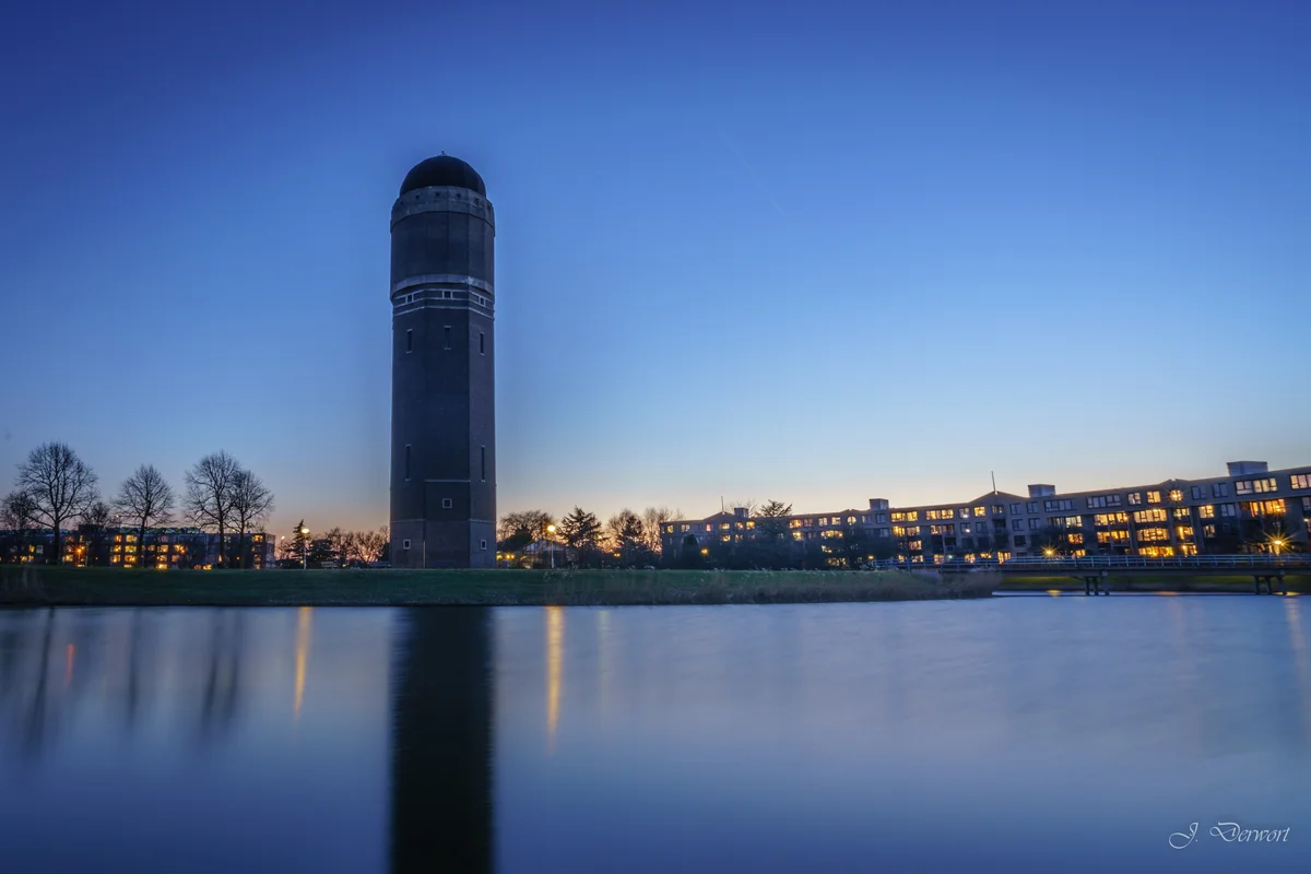 Watertoren Sunset — Zoetermeer
