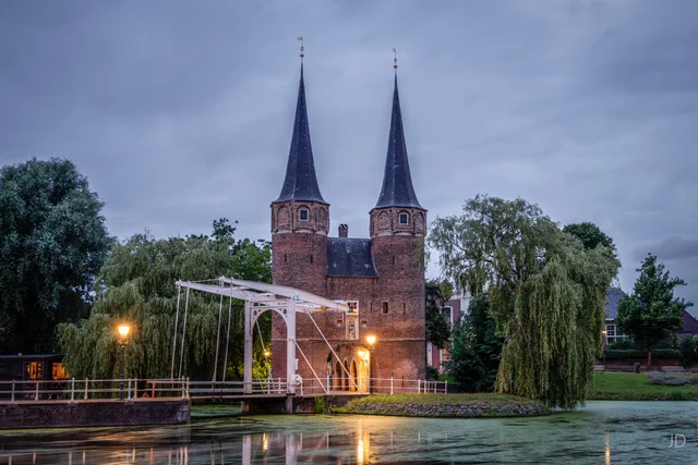Oostpoort Delft at sunset: returning to a personal landmark