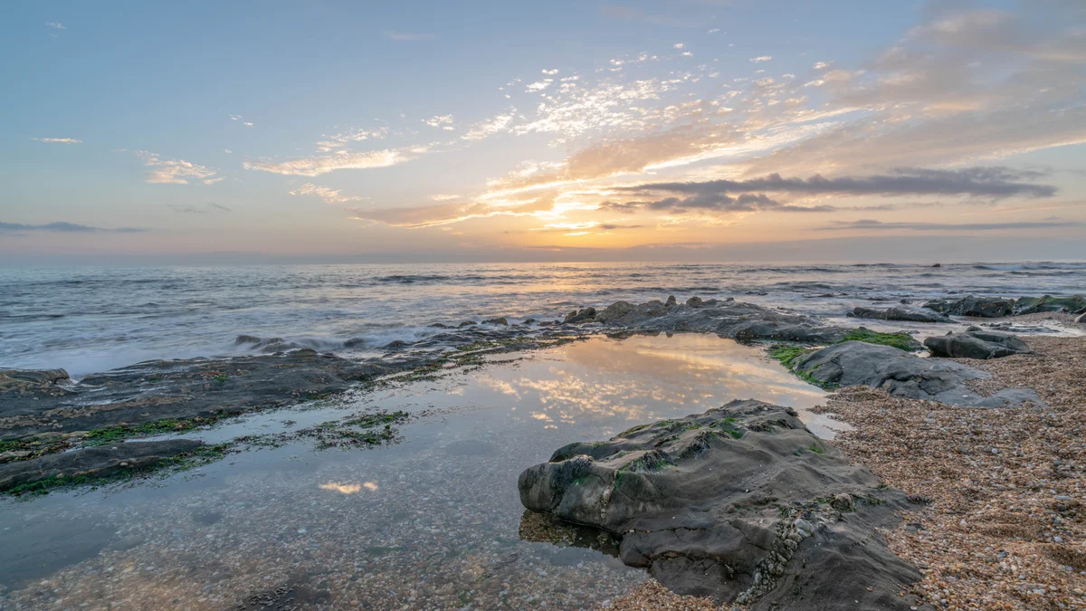 Cloud Reflections — Northern Portugal’s Atlantic coast at sunset