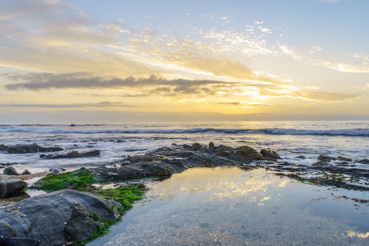 Lively Coast — Northern Portugal’s Atlantic coast at sunset