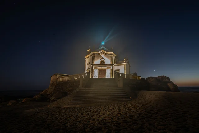 Capela do Senhor da Pedra: sunset photography on Portugal’s coast