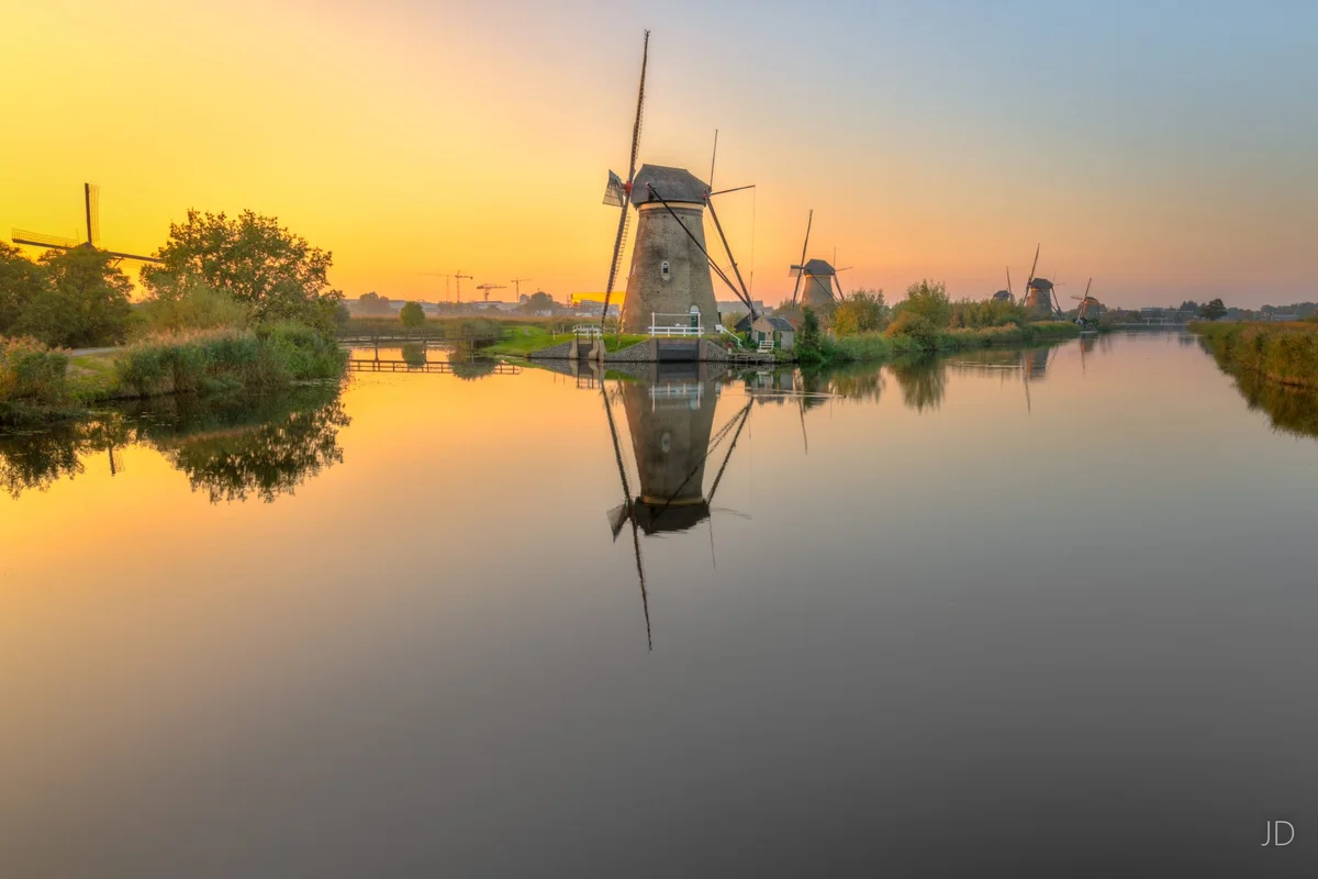 Kinderdijk — Dutch windmills